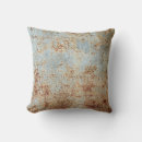 Search for blue and rust pillows Old
