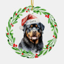 Search for rottweiler ornaments Dog
