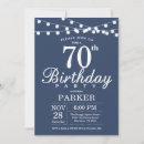 Search for 70th birthday invitations String lights