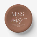 Search for miss to mrs plates Bride to be