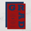 Search for red graduation invitations College