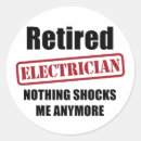 Search for electrician stickers Retirement