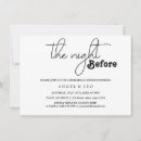Search for save the date rehearsal dinner invitations Black and white
