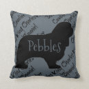 Search for cavalier king charles spaniel pillows Black