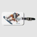 Search for snowboarding luggage tags Cool