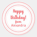 Search for happy birthday envelope seals Modern