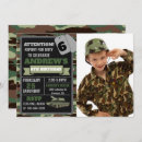 Search for army birthday invitations Green