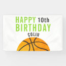 Search for basketball birthday banners Party