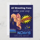 Search for wrestling invitations For kids