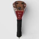 Search for dachshund golf head covers Weiner dogs