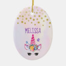 Search for unicorn ornaments Watercolor