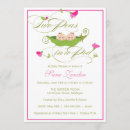 Search for pea in a pod baby shower invitations Cute
