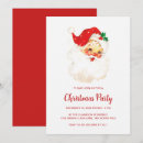 Search for santa claus invitations Red and white