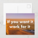 Search for motivational quotes for work postcards Success