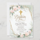 Search for baby angel baptism invitations Floral