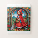 Search for little red riding hood puzzles Fairy tale