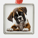 Search for white boxer ornaments Puppy
