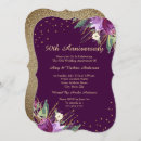 Search for flower 50th anniversary invitations Watercolor