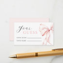 Search for baby shower table games Guess how many