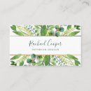 Search for interior design business cards greenery