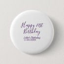 Search for 21st birthday buttons 10 20 30 40
