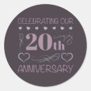 Search for 20th anniversary stickers Married