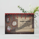 Search for murder mystery halloween invitations Blood