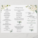 Search for eucalyptus wedding programs Foliage