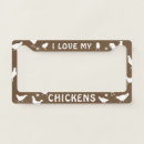 Search for farming license plate frames Chicken
