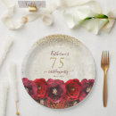 Search for 75th birthday paper plates Watercolor