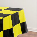 Search for yellow and black tablecloths Fun