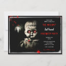 Search for doll party invitations Scary