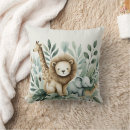 Search for safari nursery pillows Watercolor
