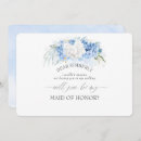 Search for dusty blue bridesmaid cards Maid of honor proposal