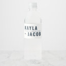 Search for wedding water bottle labels White