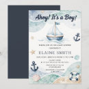 Search for ahoy its a boy invitations Beach