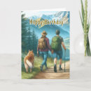 Search for adventure birthday cards Hiking