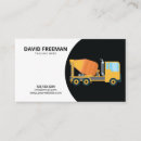 Search for concrete truck business cards Contractor