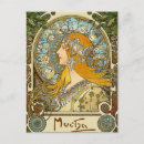 Search for zodiac postcards Alphonse mucha
