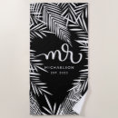 Search for wedding beach towels Tropical
