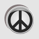 Search for peace magnets Black and white