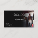Search for cosmetics business cards Make up artist