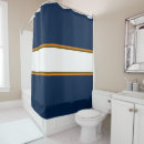 Search for navy and orange shower curtains 70s