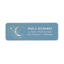 Search for moon and stars return address labels Celestial