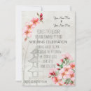 Search for cherry blossom wedding invitations Vintage