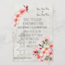 Search for cherry blossom wedding invitations vintage