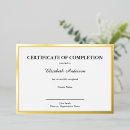 Search for certificate of completion School