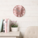 Search for rose gold clocks Luxury