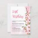 Search for japanese birthday invitations Cherry blossom