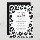 Search for cheetah print birthday invitations Wild